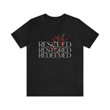 REDEEMED - Unisex Jersey Short Sleeve Tee