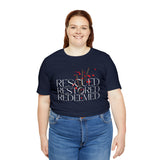 REDEEMED - Unisex Jersey Short Sleeve Tee