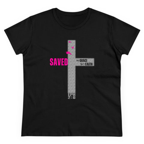 SAVED - Women's Midweight Cotton Tee