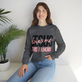 JESUS LOVES ME - Unisex Heavy Blend™ Crewneck Sweatshirt