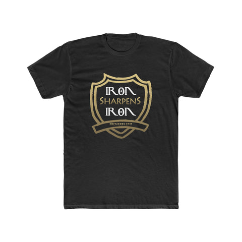 IRON SHARPENS IRON - Men's Cotton Crew Tee