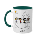 JOY (Fruit of the Spirit) - Colorful Mugs, 11oz