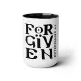 FORGIVEN - Two-Tone Coffee Mug, 15oz