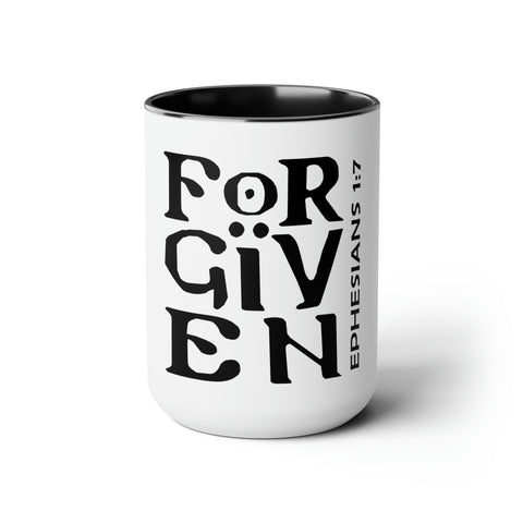 FORGIVEN - Two-Tone Coffee Mug, 15oz