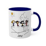 JOY (Fruit of the Spirit) - Colorful Mugs, 11oz