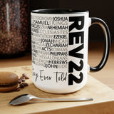 THE GREATEST STORY - Two-Tone Coffee Mugs, 15oz