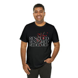 REDEEMED - Unisex Jersey Short Sleeve Tee