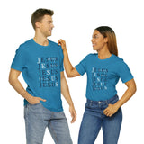 JESUS NEVER FAILS - Unisex Jersey Short Sleeve Tee