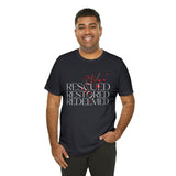 REDEEMED - Unisex Jersey Short Sleeve Tee