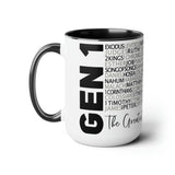 THE GREATEST STORY - Two-Tone Coffee Mugs, 15oz