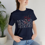 REDEEMED - Unisex Jersey Short Sleeve Tee