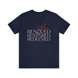 REDEEMED - Unisex Jersey Short Sleeve Tee