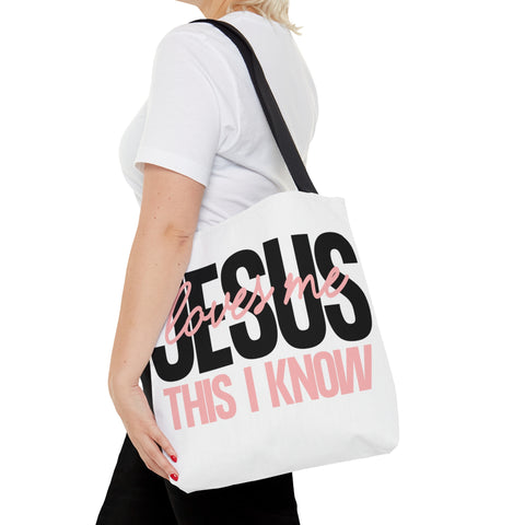 JESUS LOVE ME (2 SIDED) - Tote Bag (AOP)