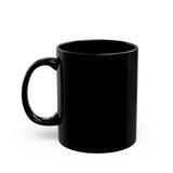 'LOVE'  Black Ceramic Mug — Faith Coffee Cup (11oz)