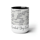 THE GREATEST STORY - Two-Tone Coffee Mugs, 15oz