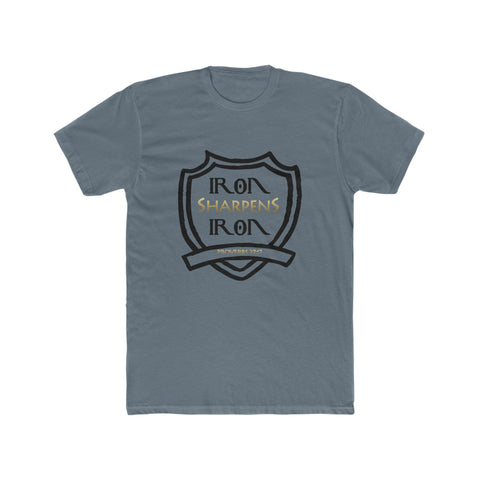 IRON SHARPENS IRON - Men's Cotton Crew Tee