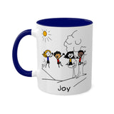 JOY (Fruit of the Spirit) - Colorful Mugs, 11oz