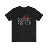 REDEEMED - Unisex Jersey Short Sleeve Tee