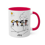 JOY (Fruit of the Spirit) - Colorful Mugs, 11oz