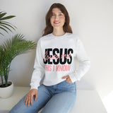 JESUS LOVES ME - Unisex Heavy Blend™ Crewneck Sweatshirt