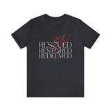 REDEEMED - Unisex Jersey Short Sleeve Tee