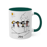 JOY (Fruit of the Spirit) - Colorful Mugs, 11oz