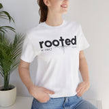 ROOTED IN CHRIST Christian T-Shirt |  Colossians 2:6-7 Faith Shirt | Inspirational Jesus Tee