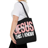 JESUS LOVES ME (2 SIDED) - Tote Bag (AOP)